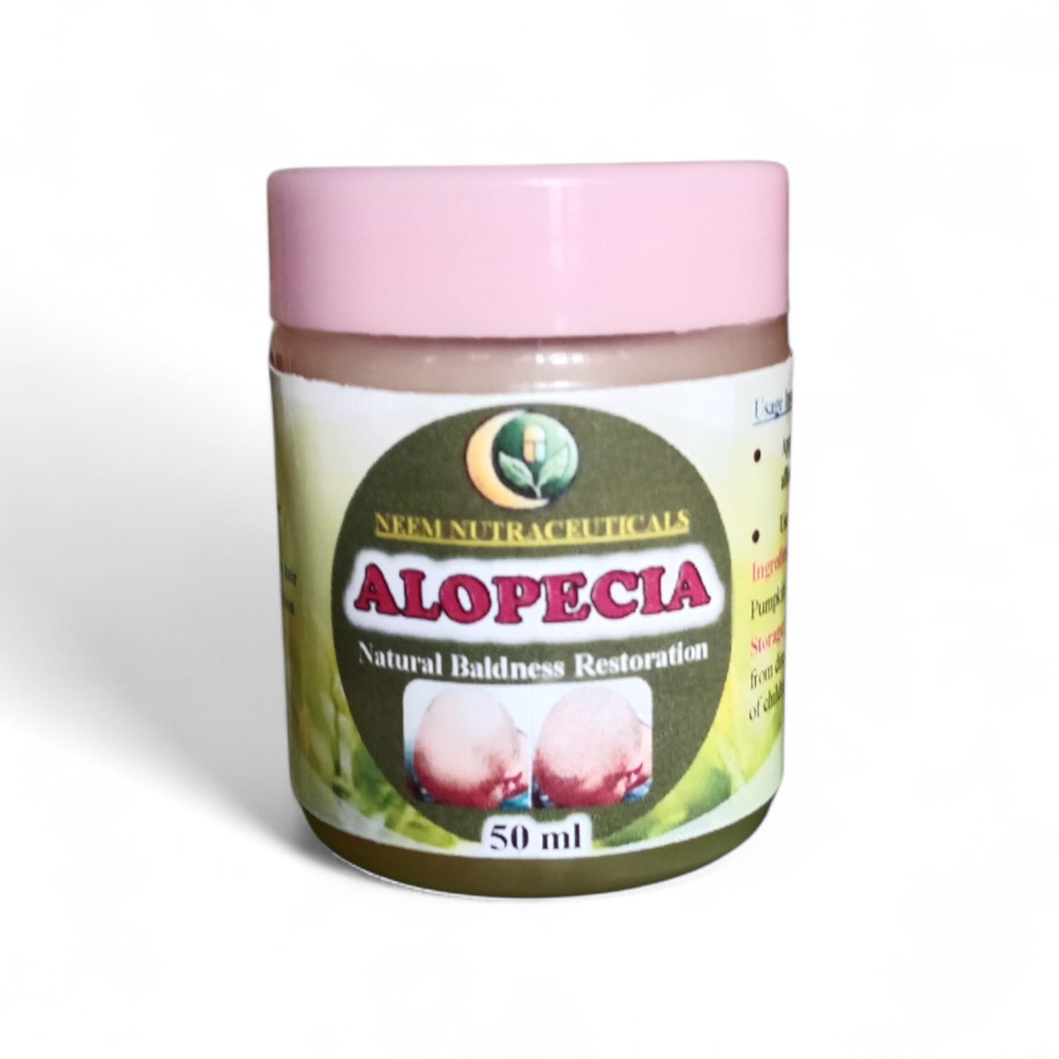 A herbal cream for hair loss.